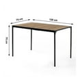 thumbnail image 2 of Homy Casa 47" Computer Desk for Home Office Workstation Bedroom, Espresso, 2 of 7