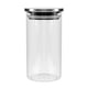 thumbnail image 1 of EeaseMX Frascos de vidrio transparente para almacenar alimentos secos, organizadores de cocina, estuche de almacenamiento hermético (300 ml), 1 of 8