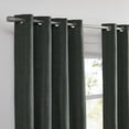 thumbnail image 5 of SUNSHIELD SIGNATURE Colton 100% Blackout Curtains for Living Rooms, Single Curtain Grommet, 50” x 63”, Dark Green, 5 of 7