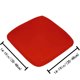 thumbnail image 3 of Funda de asiento de alta elástica cepillada de color sólido - Funda impermeable y resistente a manchas para sillas de comedor, pack de 4, 3 of 5