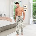 thumbnail image 5 of PISONIC Funny Pajama Pants for Men, Lounge Pants Super Soft Men Pajama Bottoms with Pockets Drawstring, Fishes, 5 of 6
