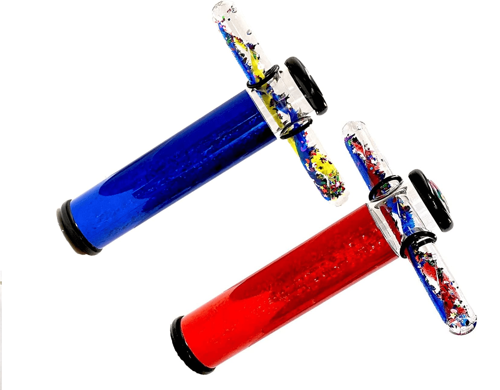 Glitter Wand Kaleidoscope . Continuous Movement Kaleidoscope, Liquid