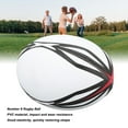 thumbnail image 4 of Training Rugby Ball, Number 9 Rugby Ball Fast Recovery  Elasticity High Strength  for Match and Daily Entertainment, 4 of 7