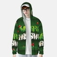 thumbnail image 4 of Haiem Merry Christmas UPF 50+ Fishing Shirts for Men Long Sleeve UV Sun Protection Hoodie Non-Mask Outdoor Hiking Shirts, 4 of 9