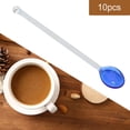 thumbnail image 4 of 10 Unids de Té Resistente Al Calor Espresso O Agitadores de Té Conmovedor Cucharilla de para Azul Baoblaze cucharas de cafe, 4 of 8