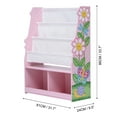 thumbnail image 5 of Fantasy Fields Magic Garden Kids Wooden Display Book Rack with Storage, 5 of 8