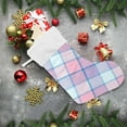 thumbnail image 6 of Coolnut 2 Pack Christmas Stockings 17.7 Inches Buffalo Check Plaid Large Size Xmas Cable Stocking Gifts & Decorations for Family Holiday Xmas Party, 6 of 6
