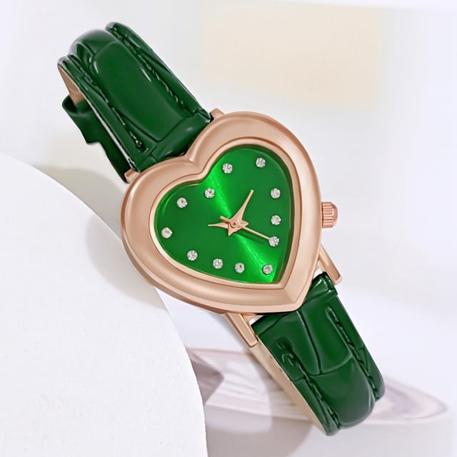 Clearance Sale Sfonq Watches for Women,Women's Watch Quartz Dial Digital Watch Pointer Glow Watch For Women And Girls Mothers Day Gift,Green Buy 2 Save 10%