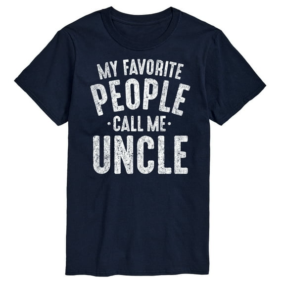 Instant Message - My Favorite People Call Me Uncle - Men's Short Sleeve Graphic T-Shirt