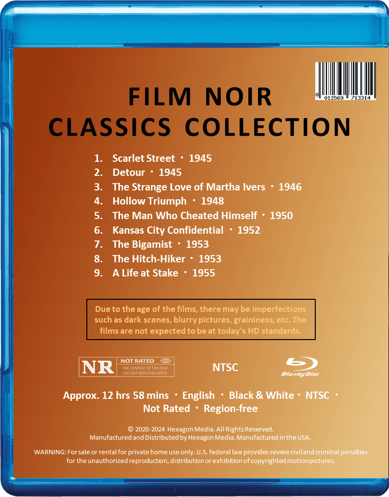 FILM NOIR COLLECTION 9枚組 FILM NOIR COLLECTION 9枚組 FILM NOIR COLLECTION 9枚組 : Film Noir