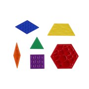 edxeducation Translucent Sensory Pattern Blocks