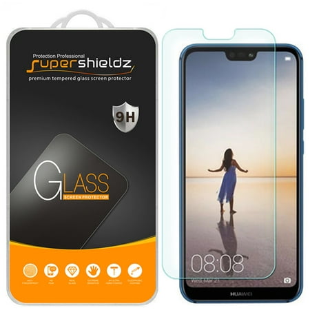 [1-Pack] Supershieldz for Huawei "P20 Lite" Tempered Glass Screen Protector, Anti-Scratch, Anti-Fingerprint, Bubble Free