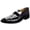 Black/White, variant on LIBERTYZENO Slip-On for Mens/Big Boys Cushioned Footbed Tassels Loafer Shoes