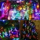 thumbnail image 2 of SOWAZ Cadena de luces solares multicolor para interiores y exteriores de 20 pies con 30 bombillas LED de luz multicolor, 2 of 5