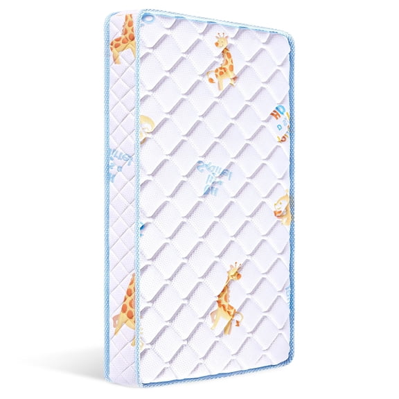 Breathable Baby Crib & Toddler Mattress, Firm and Soft Support, Skin-Friendly & Hypoallergenic Fabric, Fits Standard Cribs & Toddler Beds - 52x27.6x5 inch
