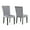 Black Gray, variant on Contemporary Accent Chairs with Velvet Upholstery / Enhance Dining Room Ambiance