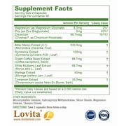 Lovita Bitter Melon Herbal Extract - 4000mg Daily Equivalent Dosage, 9-in-1 Exclusive formula, 180 Vegetarian Capsules