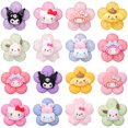 thumbnail image 2 of Recién llegado, Hello Sanrio My Melody, colgantes de zapatos Croc de resina grandes con dibujos animados para niños, decoraciones navideñas, parte posterior plana, venta al por mayor, 2 of 4