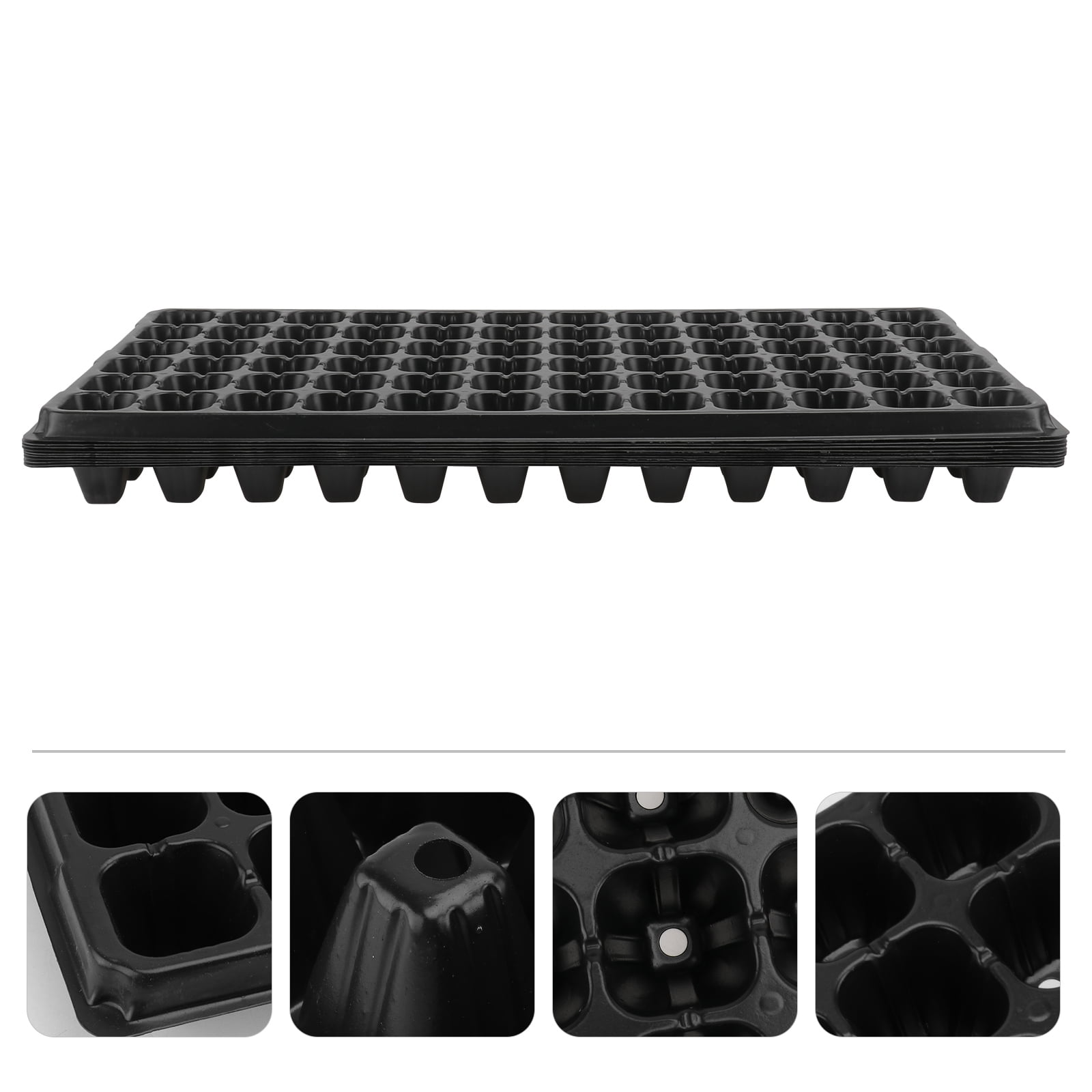 10 Set Seedling Trays Seed Starter Kit 72 Cells Plant Germination Tray