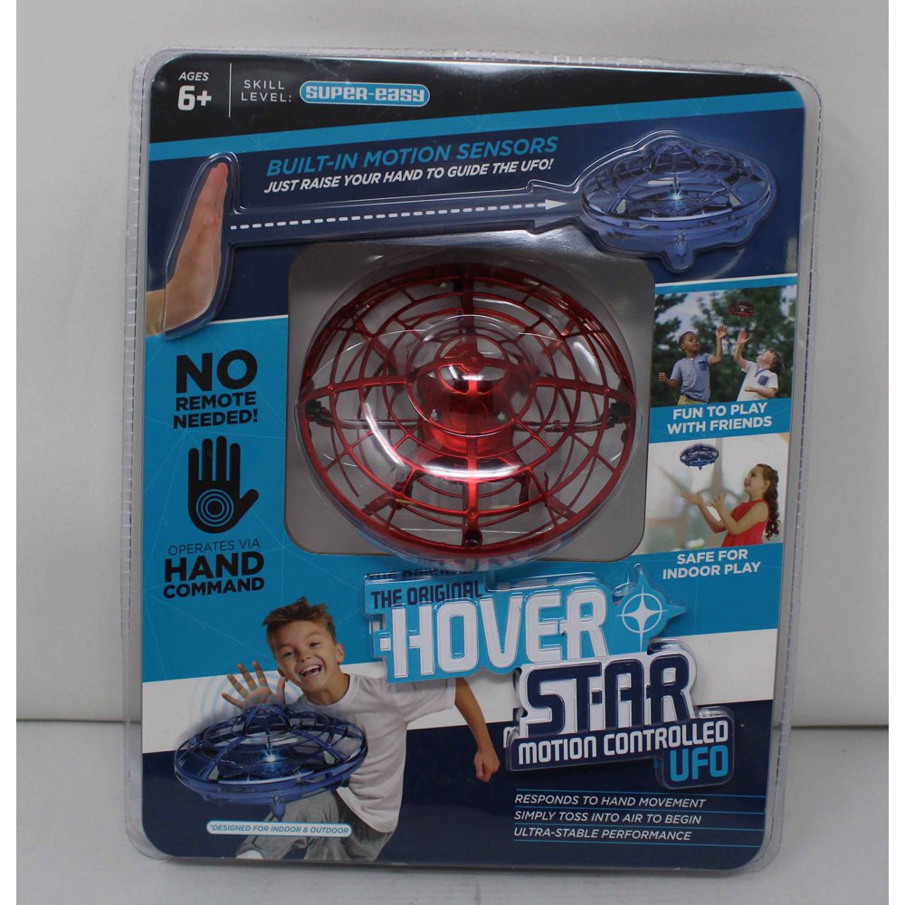 Amax Group The Original Hover Star Motion Controlled UFO Red Walmart