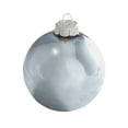 thumbnail image 2 of 28ct Shiny Sky Blue Glass Ball Christmas Ornaments 2" (50mm), 2 of 3