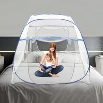 Pop-Up Mosquito Net Tent Folding Mosquito Net Zipper Single Door Netting Tent US