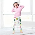 thumbnail image 5 of Girl's Legging Full-Length Colorful Print Tights For Dance Gym Everyday Wear Cute Summer Elements, 5 of 8
