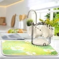 thumbnail image 5 of FREEAMG Colorful Tropical Dish Drying Mat Microfiber Drying Pad for Kitchen Counter Absorbent Mat Drying Pad Sink Mat 18 x 24 Inch, 5 of 7