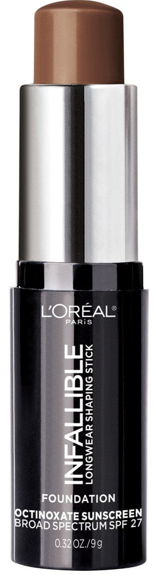 2 PACK L'Oreal Paris Infallible Longwear Shaping Stick Foundation, 412 Espresso