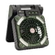 thumbnail image 4 of Ventilador de Camping con linterna LED, ventilador para tienda, ventilador con iluminación LED con energía Solar, ventilador de escritorio para acampa Verde, 4 of 7