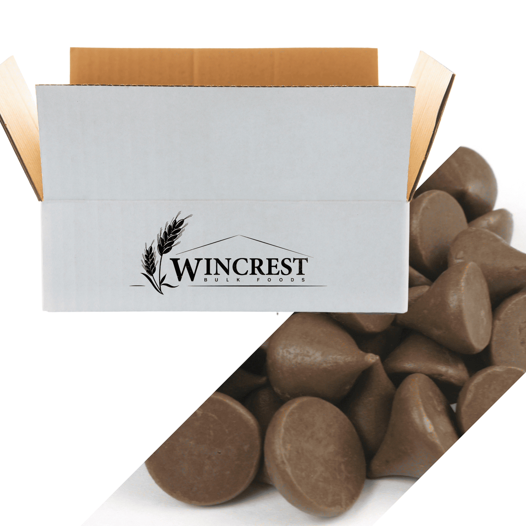 WinCrest Mini Unwrapped Hershey Kisses 5 Lb Case