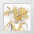 thumbnail image 1 of Audit, Lisa 26x26 White Modern Wood Framed Museum Art Print Titled - Happy Yellow 07B, 1 of 4