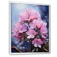 thumbnail image 2 of Designart "Whispers Of Mystic Blooms II" Rhododendron Floater Framed Canvas Wall Art, 2 of 5