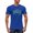Blue, variant on IWRICH Men's Plus Size Slim Fit T Shirts Short Sleeve Crew Neck Tees Casual Trendy Streetwear Yellow XL