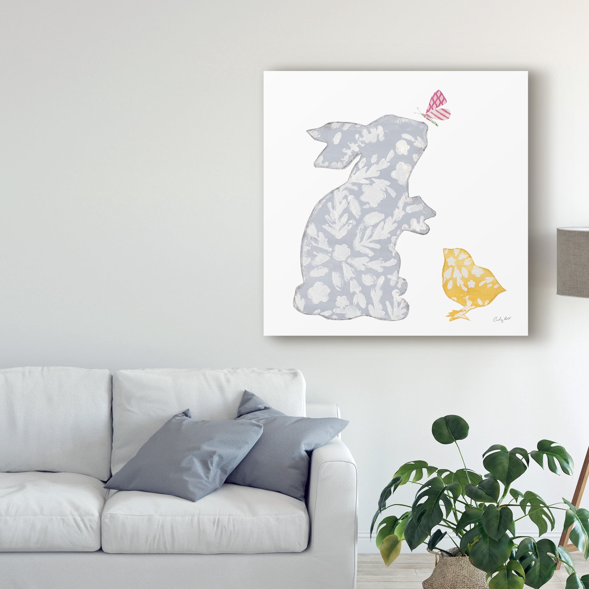 Trademark Fine Art 'Spring Has Sprung I' Canvas Art by Courtney Prahl