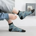 thumbnail image 2 of Pofeuu Underwater Animals and Flowers Print 30cm Socks, Adult Running Hiking Socks for Youth and Adult, 2 of 7