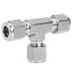 thumbnail image 4 of Conector de virola de compresión Camiseta de diámetro igual Acero inoxidable 316 Forjado SS?600?3Ф3/8, 4 of 8