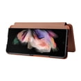 thumbnail image 3 of ETFAST Carbon Fiber Leather Wallet Phone Case For Samsung Galaxy Z Fold 5 Fold4 Fold3 Leather Phone case, 3 of 9