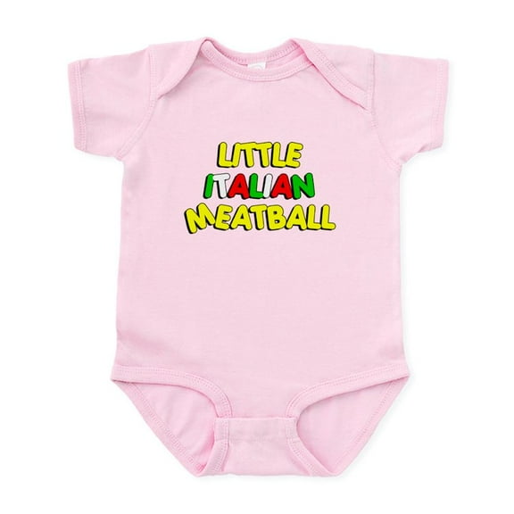 CafePress - Little Italian Meatball Infant Bodysuit - Baby Light Bodysuit, Size Newborn - 24 Months