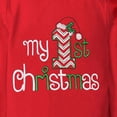 thumbnail image 6 of YDFCWXW Baby Girl Boy Christmas Outfit My 1st Christmas Infant New Year 4 Pcs Set, Cute Holiday Clothes (Red, Newborn), 6 of 9