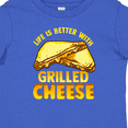 thumbnail image 4 of Inktastic Life is Better with Grilled Cheese Boys or Girls Baby T-Shirt, 4 of 5