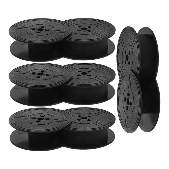 Miangastore Ruban Universel pour Machine à Écrire 8 Pcs pour Machines à Écrire Vintage Installation Facile Ruban pour Machine à Écrire de Remplacement Ruban pour Machine à Écrire à Impression Transparente