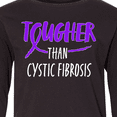 thumbnail image 4 of Inktastic Tougher than Cystic Fibrosis Long Sleeve Youth T-Shirt, 4 of 5