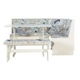 thumbnail image 4 of Riverbay Furniture Pine Wood White Dining Set Rectangular Perfect for Small Spaces 66.25" Unassembled, 4 of 20