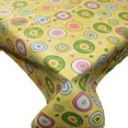 thumbnail image 2 of Cotton Tablecloth Circles Print Yellow, 2 of 3
