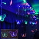 thumbnail image 1 of ER Cortina de tira de hielo de mariposa de 4 m, luz de Navidad, red de luces brillar Electrónica, 1 of 5