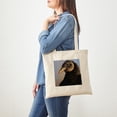 thumbnail image 3 of CafePress - Black Vulture Tote Bag - Unisex Canvas Tote Bag, Beige, 1-Piece, 3 of 6