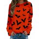 thumbnail image 1 of Sudadera con capucha divertida de Halloween para mujer, de cuello redondo Sudadera con capucha, suéter de calabaza, abrigos para niña, ropa de otoño, 1 of 4