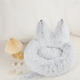 thumbnail image 7 of Soft Cat Bed, Calming Dog Bed Plush Pet Bed With Anti-Slip Bottom Warm Round Dogs Cushion, 7 of 7