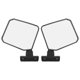 thumbnail image 1 of Par Coche Retrovisor Espejo Negro LH RH Reemplazo Accesorios, 1 of 1